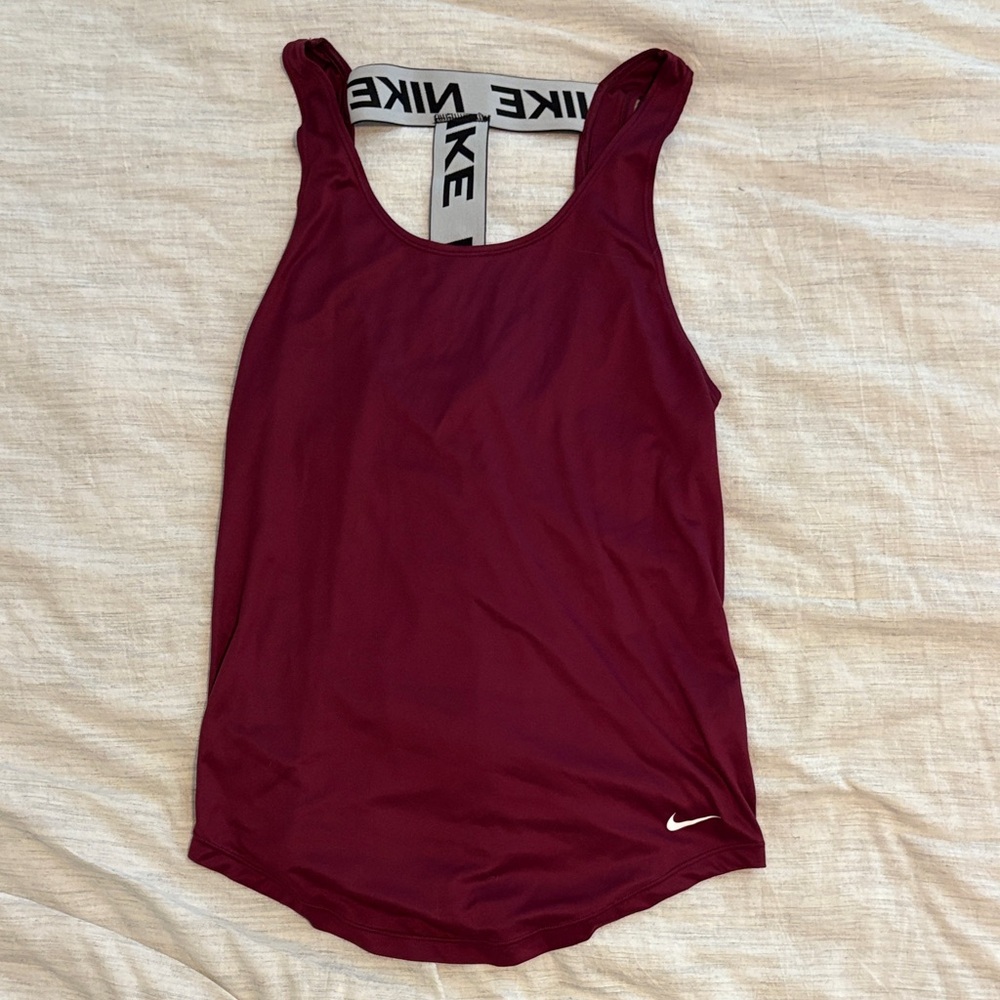 Nike Women's Maroon Tank Top